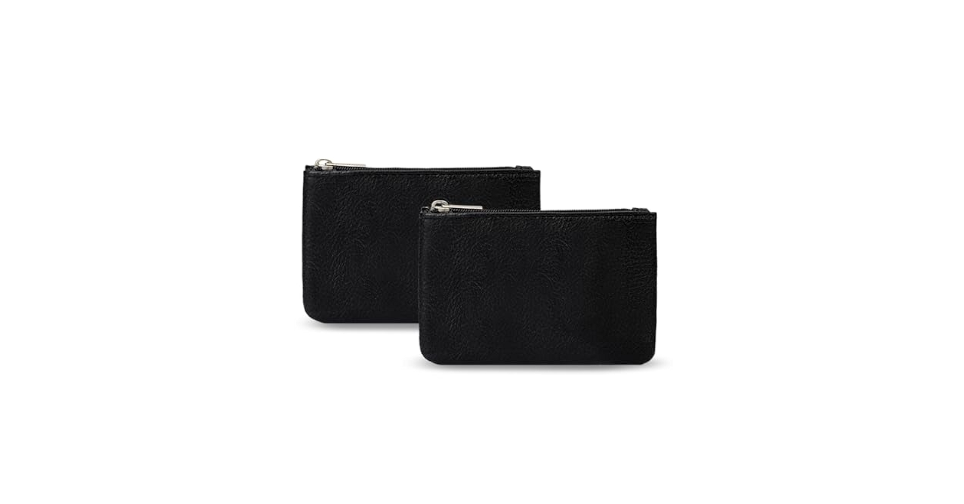 KALIONE 2 Pack Coin Purse, Portable PU Leather Coin Purse